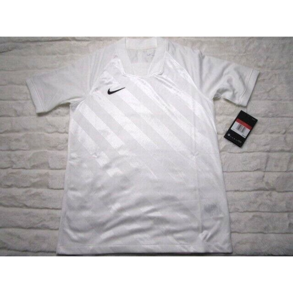 Nike US Challenger III Soccer Futbol Jersey Youth Large Unisex White BV6739